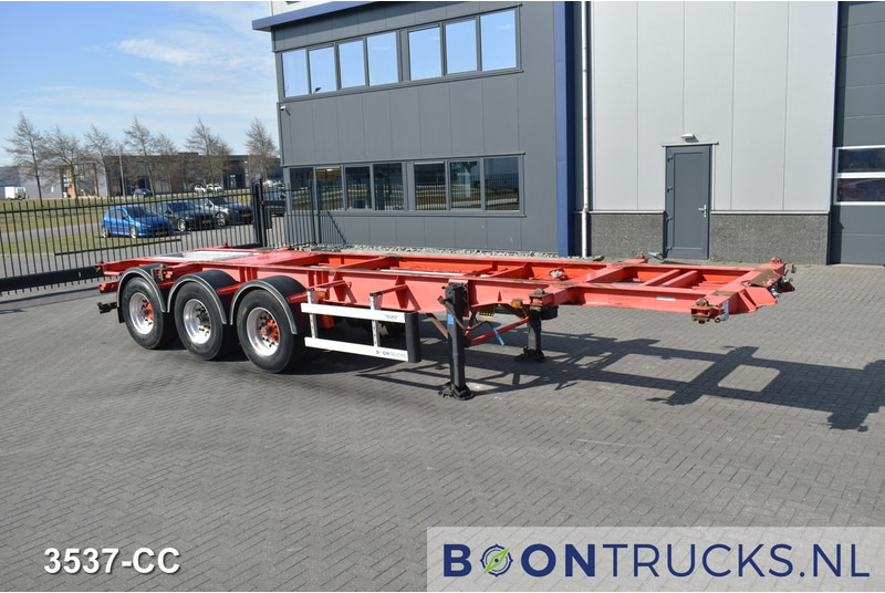 Burg BPO 12 27 CCXGX 01 TANK CHASSIS | 20-30ft * 3850 Kg * ADR * NL TRAILER - Semi-remorque porte-conteneur/ Caisse mobile: photos 5 Burg BPO 12 27 CCXGX 01 TANK CHASSIS | 20-30ft * 3850 Kg * ADR * NL TRAILER - Semi-remorque porte-conteneur/ Caisse mobile: photos 5