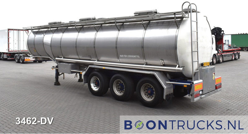 Burg BPO 12-27 Z TANK | 32,7 M³ * 3 COMP. * FOOD * STAINLESS STEEL * APK 05-2025 - Semi-remorque citerne: photos 3 Burg BPO 12-27 Z TANK | 32,7 M³ * 3 COMP. * FOOD * STAINLESS STEEL * APK 05-2025 - Semi-remorque citerne: photos 3