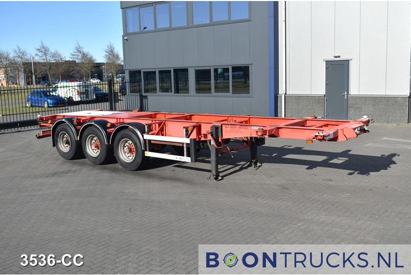 Burg BPO 12 27CDM12 TANK CHASSIS | 20-30ft * 3800 Kg * NL TRAILER - Semi-remorque porte-conteneur/ Caisse mobile: photos 4 Burg BPO 12 27CDM12 TANK CHASSIS | 20-30ft * 3800 Kg * NL TRAILER - Semi-remorque porte-conteneur/ Caisse mobile: photos 4