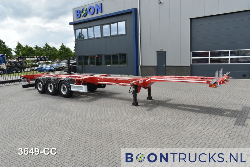 D-Tec FLEXITRAILER | 2x20-30-40-45ft HC * 2x LIFT AXLE * 2x EXTENDABLE * DISC BRAKES - Semi-remorque porte-conteneur/ Caisse mobile: photos 4 D-Tec FLEXITRAILER | 2x20-30-40-45ft HC * 2x LIFT AXLE * 2x EXTENDABLE * DISC BRAKES - Semi-remorque porte-conteneur/ Caisse mobile: photos 4