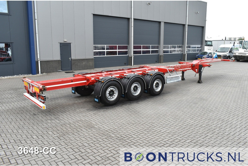 D-Tec FLEXITRAILER | 2x20-30-40-45ft HC * 2x LIFT AXLE * 2x EXTENDABLE * DISC BRAKES * MOT 05-2026 - Semi-remorque porte-conteneur/ Caisse mobile: photos 2 D-Tec FLEXITRAILER | 2x20-30-40-45ft HC * 2x LIFT AXLE * 2x EXTENDABLE * DISC BRAKES * MOT 05-2026 - Semi-remorque porte-conteneur/ Caisse mobile: photos 2