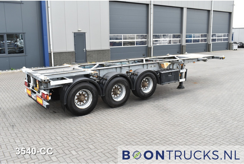 Groenewegen 30CC-14-27 TANK CHASSIS | 20-30ft * 3983 Kg * LIFT AXLE * GALVANISED * ADR / APK 09-2025 - Semi-remorque porte-conteneur/ Caisse mobile: photos 1 Groenewegen 30CC-14-27 TANK CHASSIS | 20-30ft * 3983 Kg * LIFT AXLE * GALVANISED * ADR / APK 09-2025 - Semi-remorque porte-conteneur/ Caisse mobile: photos 1