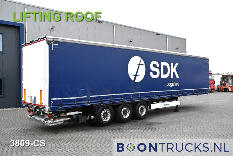 Krone SD PROFI LINER | LIFTING ROOF * TAIL LIFT * 90% TYRES - Semi-remorque rideaux coulissants: photos 1 Krone SD PROFI LINER | LIFTING ROOF * TAIL LIFT * 90% TYRES - Semi-remorque rideaux coulissants: photos 1