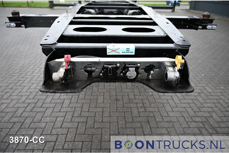 Semi-remorque porte-conteneur/ Caisse mobile LAG O-3-CC TANK CHASSIS | 20t * 3250 Kg * ADR AT-FL-OX * BPW / DISC: photos 6