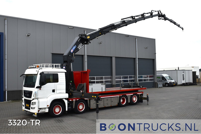 Camion grue MAN TGS 440 8x2 + HMF 5020-K6 + FJ1000K4 | EURO6 * KABELSYSTEEM 30T * NL TRUCK * TOP!: photos 12