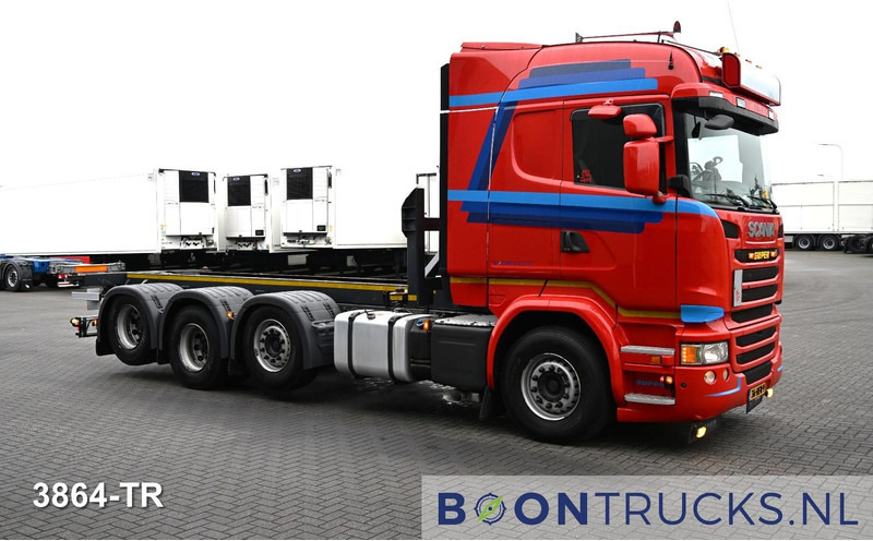 Scania R450 8x2 | EURO6 * CONTAINER TRANSPORT * 20ft TIPPING * NL TRUCK * APK 02-2026 - Camion porte-conteneur/ Caisse mobile: photos 3 Scania R450 8x2 | EURO6 * CONTAINER TRANSPORT * 20ft TIPPING * NL TRUCK * APK 02-2026 - Camion porte-conteneur/ Caisse mobile: photos 3