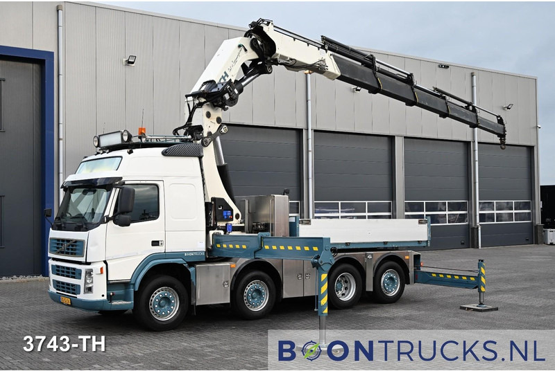 Volvo FM 480 8x2 R + HMF THOR 8520 K5 | 85 T/M CRANE * WINCH * MANUAL * NL TRUCK * TOP! - Tracteur routier: photos 1 Volvo FM 480 8x2 R + HMF THOR 8520 K5 | 85 T/M CRANE * WINCH * MANUAL * NL TRUCK * TOP! - Tracteur routier: photos 1