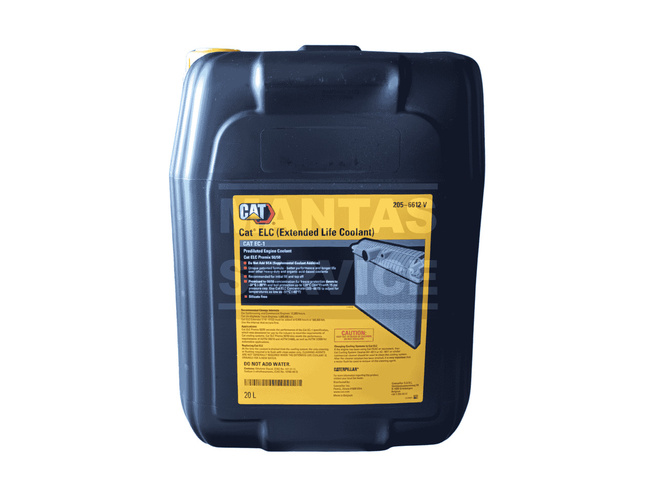 CATERPILLAR COOLANT EXTENDED LIFE 50/50 PREMIX 20L 205-6612 - Pelle pour Camion: photos 1 CATERPILLAR COOLANT EXTENDED LIFE 50/50 PREMIX 20L 205-6612 - Pelle pour Camion: photos 1