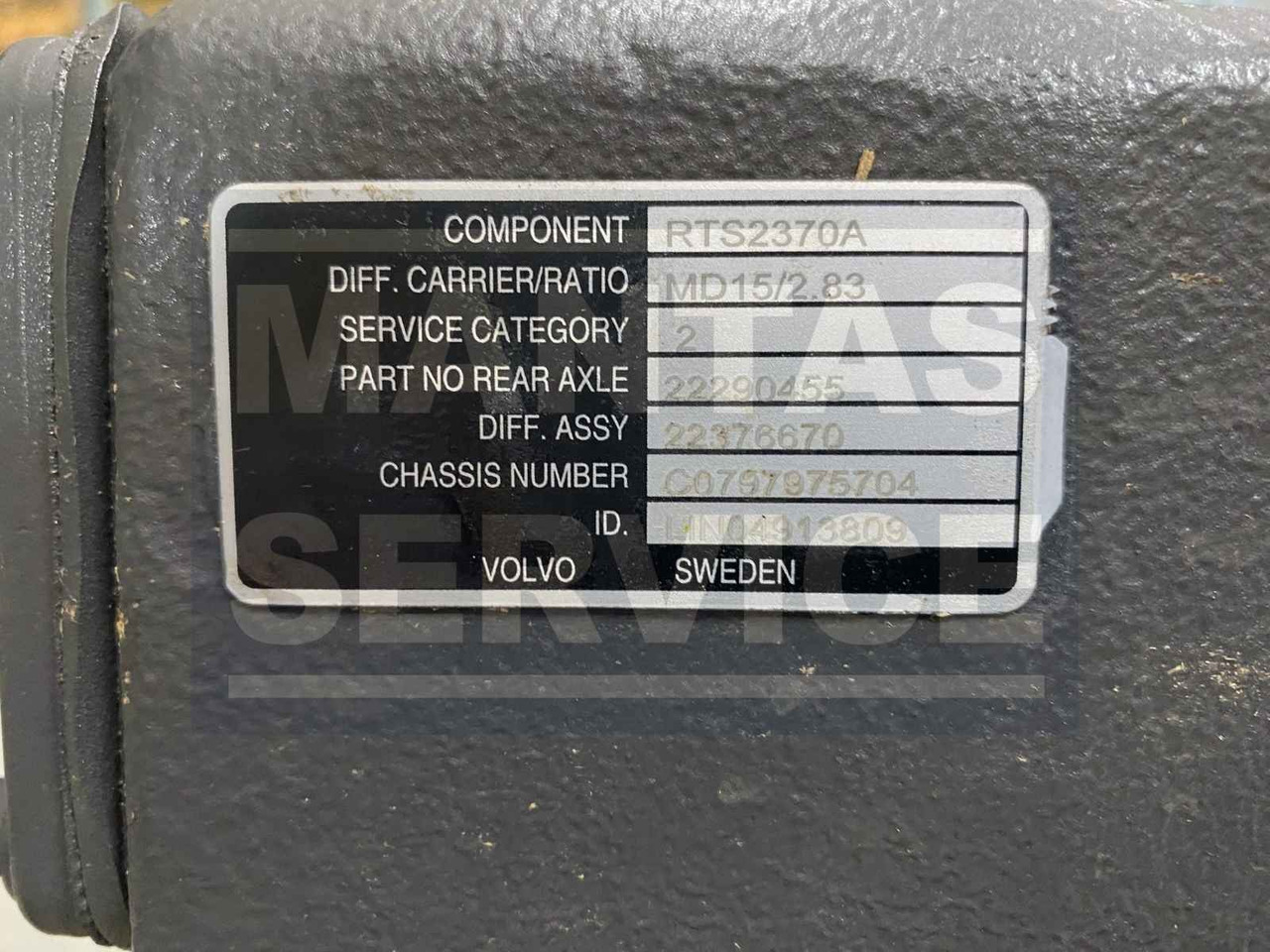 VOLVO DIFFERENTIAL CARRIER 22376670 - Transmission pour Camion: photos 3 VOLVO DIFFERENTIAL CARRIER 22376670 - Transmission pour Camion: photos 3