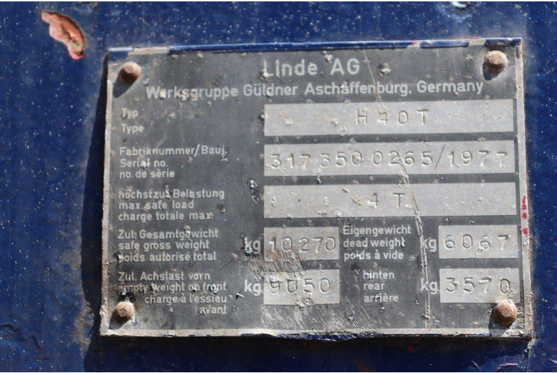 Chariot élévateur à gaz Linde H40T: photos 19