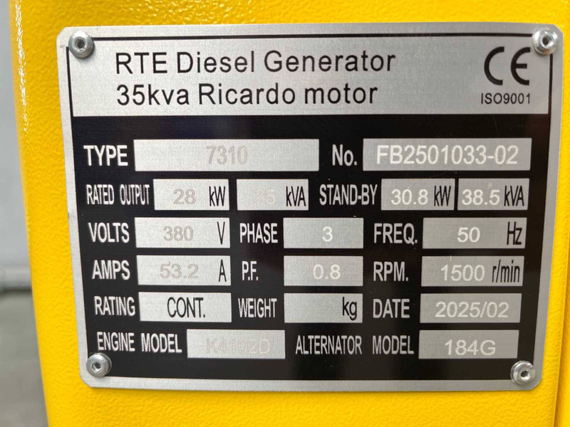 Groupe électrogène neuf RTE 7310: photos 13