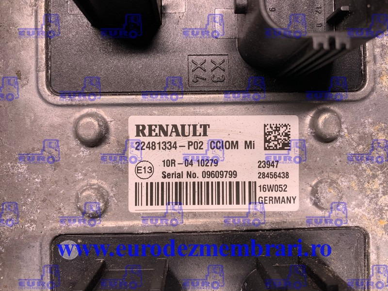 CALCULATOR CCIOM RENAULT T MEGA 22481334 - Bloc de gestion pour Camion: photos 2 CALCULATOR CCIOM RENAULT T MEGA 22481334 - Bloc de gestion pour Camion: photos 2