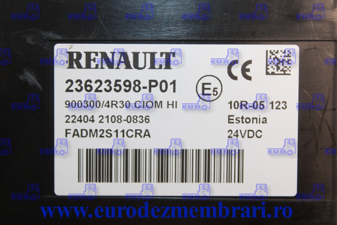CALCULATOR CIOM HI RENAULT T 23623598 - Bloc de gestion pour Camion: photos 3 CALCULATOR CIOM HI RENAULT T 23623598 - Bloc de gestion pour Camion: photos 3