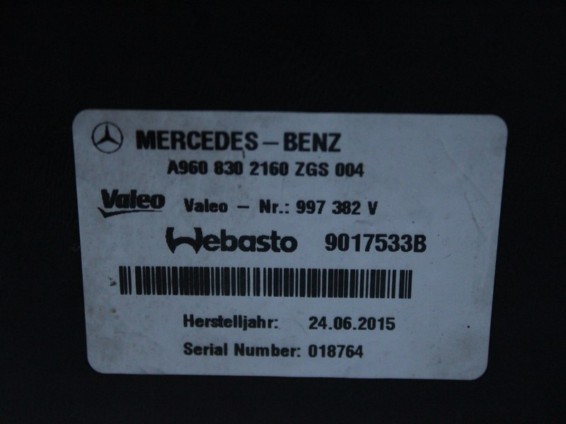 CLIMA STATIONARE MERCEDES ACTROS MP4 A9608302160 - Pièce de climatisation pour Camion: photos 3 CLIMA STATIONARE MERCEDES ACTROS MP4 A9608302160 - Pièce de climatisation pour Camion: photos 3