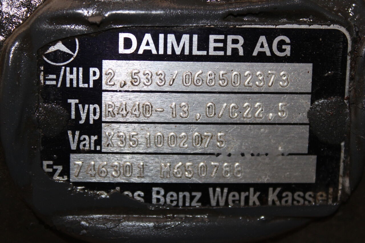 Mercedes-Benz R=2,533 R440-13 - Différentiel pour Camion: photos 1 Mercedes-Benz R=2,533 R440-13 - Différentiel pour Camion: photos 1