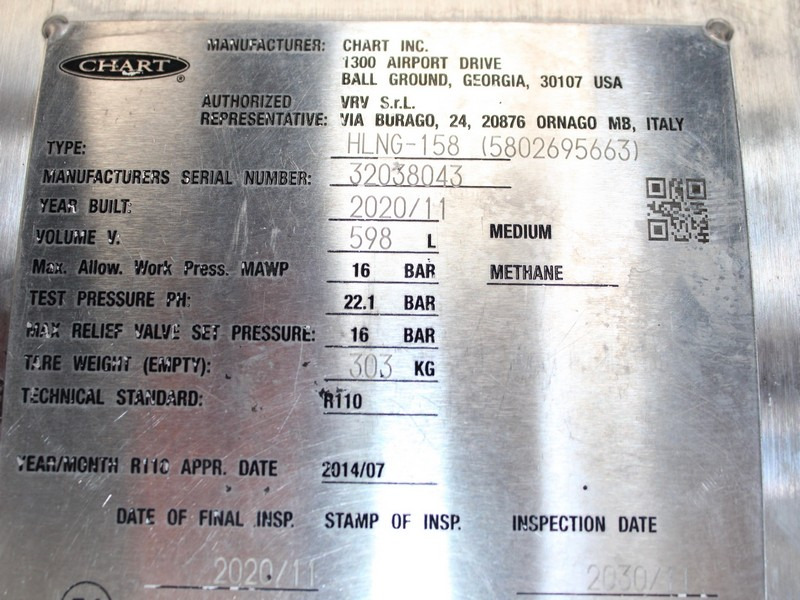 REZERVOR BUTELIE GAZ LNG IVECO S-WAY 598l 5802695663 - Pièces de rechange pour Camion: photos 3 REZERVOR BUTELIE GAZ LNG IVECO S-WAY 598l 5802695663 - Pièces de rechange pour Camion: photos 3