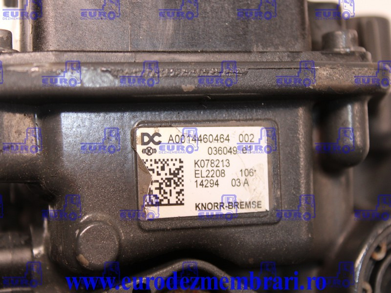 SUPAPA REFULARE MERCEDES ACTROS MP4 A0014460464, K078213 - Valve de frein pour Camion: photos 3 SUPAPA REFULARE MERCEDES ACTROS MP4 A0014460464, K078213 - Valve de frein pour Camion: photos 3