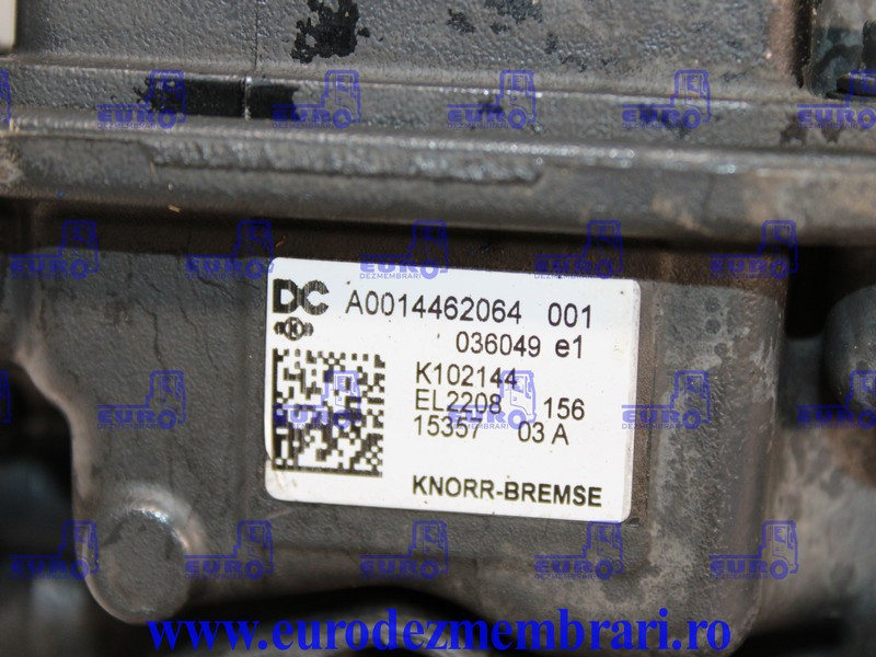 SUPAPA REFULARE MERCEDES ACTROS MP4 A0014462064, K102144 - Valve de frein pour Camion: photos 2 SUPAPA REFULARE MERCEDES ACTROS MP4 A0014462064, K102144 - Valve de frein pour Camion: photos 2