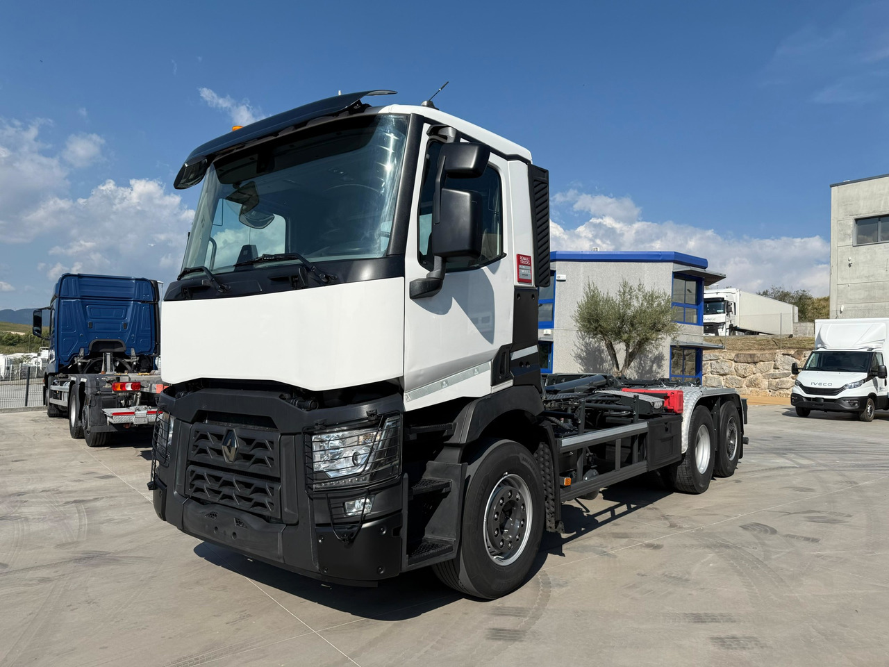 RENAULT C430 TI E6 (Hook) - Camion ampliroll: photos 1 RENAULT C430 TI E6 (Hook) - Camion ampliroll: photos 1