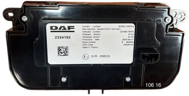DAF 2023 - Panel de instrumentos: photos 2 DAF 2023 - Panel de instrumentos: photos 2