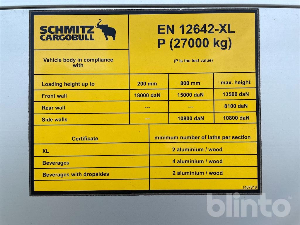 2022 Schmitz Cargobull SCB*S3T - Semi-remorque rideaux coulissants: photos 5 2022 Schmitz Cargobull SCB*S3T - Semi-remorque rideaux coulissants: photos 5