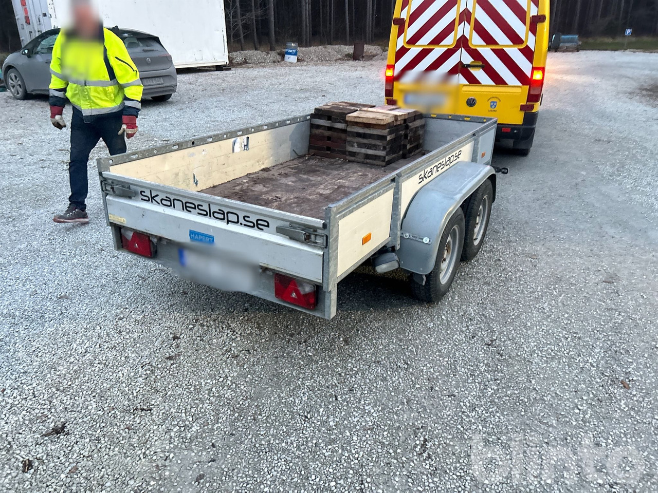 HAPERT / 2 AXLAT - Remorque plateau: photos 5 HAPERT / 2 AXLAT - Remorque plateau: photos 5