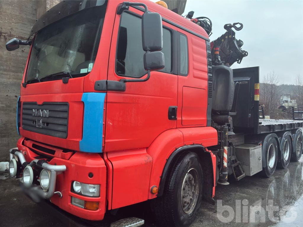 Camion ampliroll, Camion grue MAN TGA 35.480 8X4-4 BL: photos 12