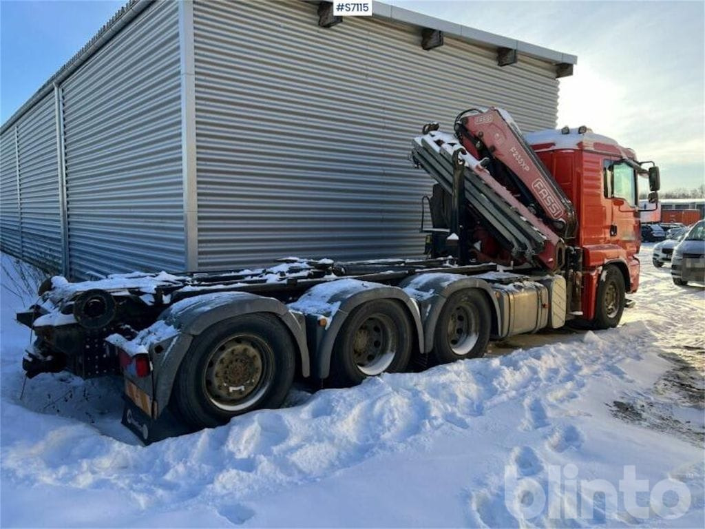 Camion ampliroll, Camion grue MAN TGA 35.480 8X4-4 BL: photos 39