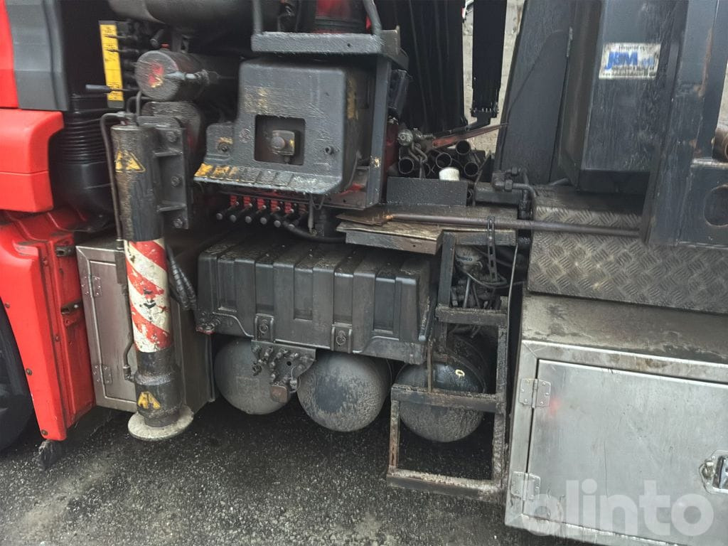 Camion ampliroll, Camion grue MAN TGA 35.480 8X4-4 BL: photos 30