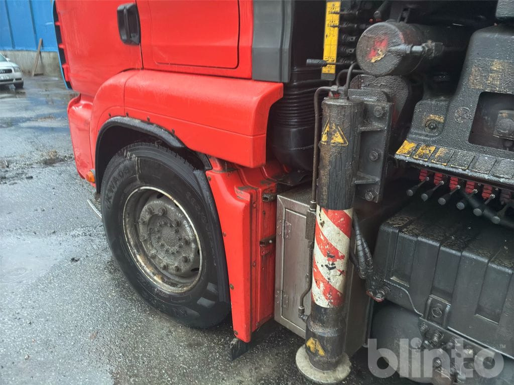 Camion ampliroll, Camion grue MAN TGA 35.480 8X4-4 BL: photos 35