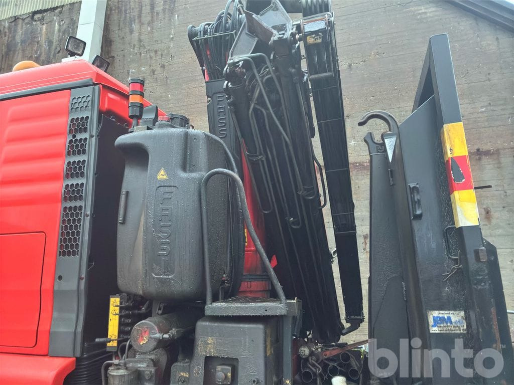 Camion ampliroll, Camion grue MAN TGA 35.480 8X4-4 BL: photos 31