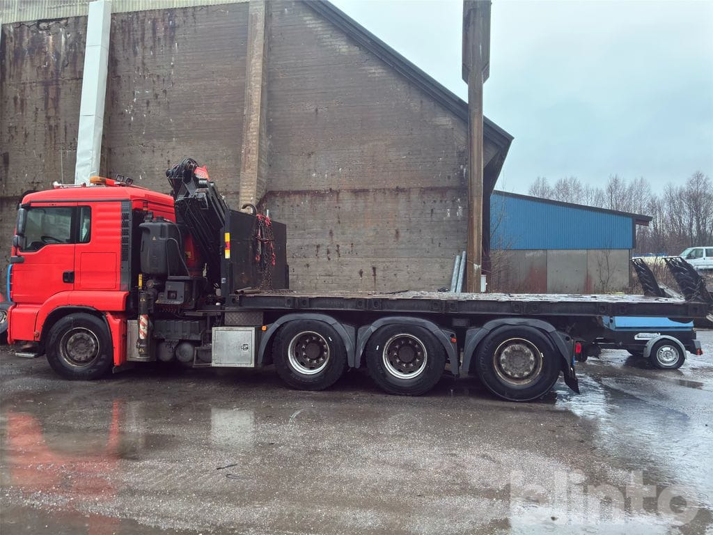 Camion ampliroll, Camion grue MAN TGA 35.480 8X4-4 BL: photos 9