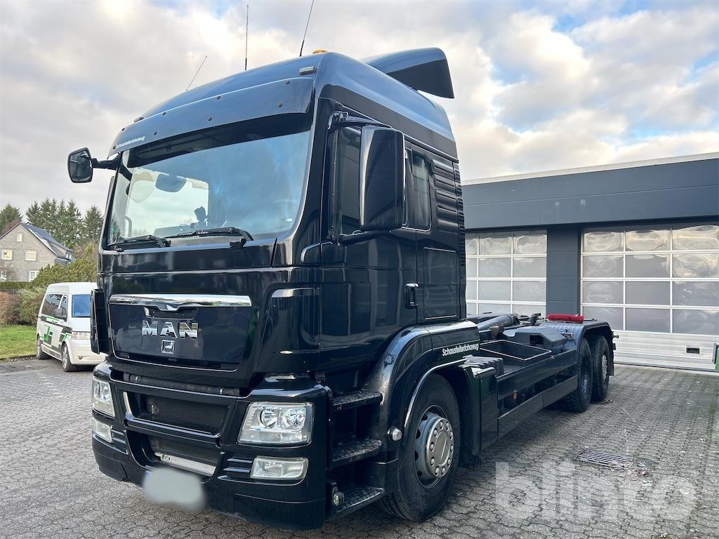 MAN TGS 26.480 Abrollkipper (2011) - Camion ampliroll: photos 1 MAN TGS 26.480 Abrollkipper (2011) - Camion ampliroll: photos 1