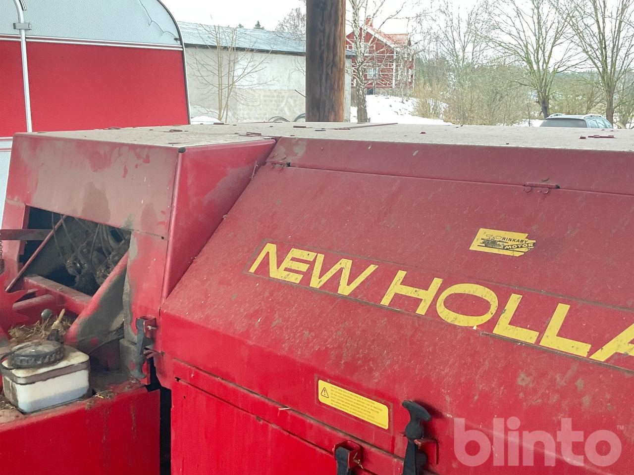 Presse à balles cubiques New Holland 377: photos 28 Presse à balles cubiques New Holland 377: photos 28