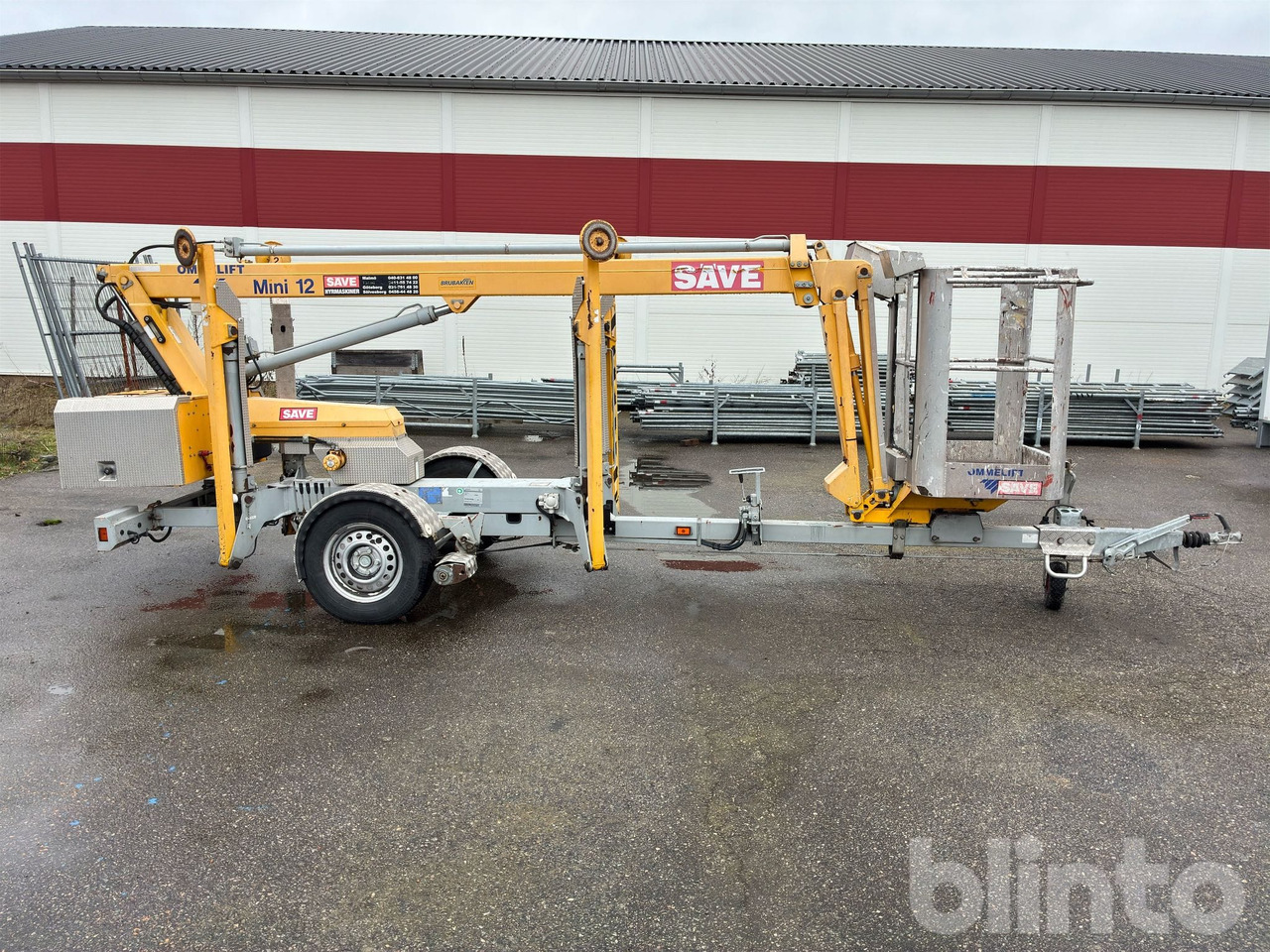 Ommelift Mini 12 EJ - Nacelle sur remorque: photos 4 Ommelift Mini 12 EJ - Nacelle sur remorque: photos 4