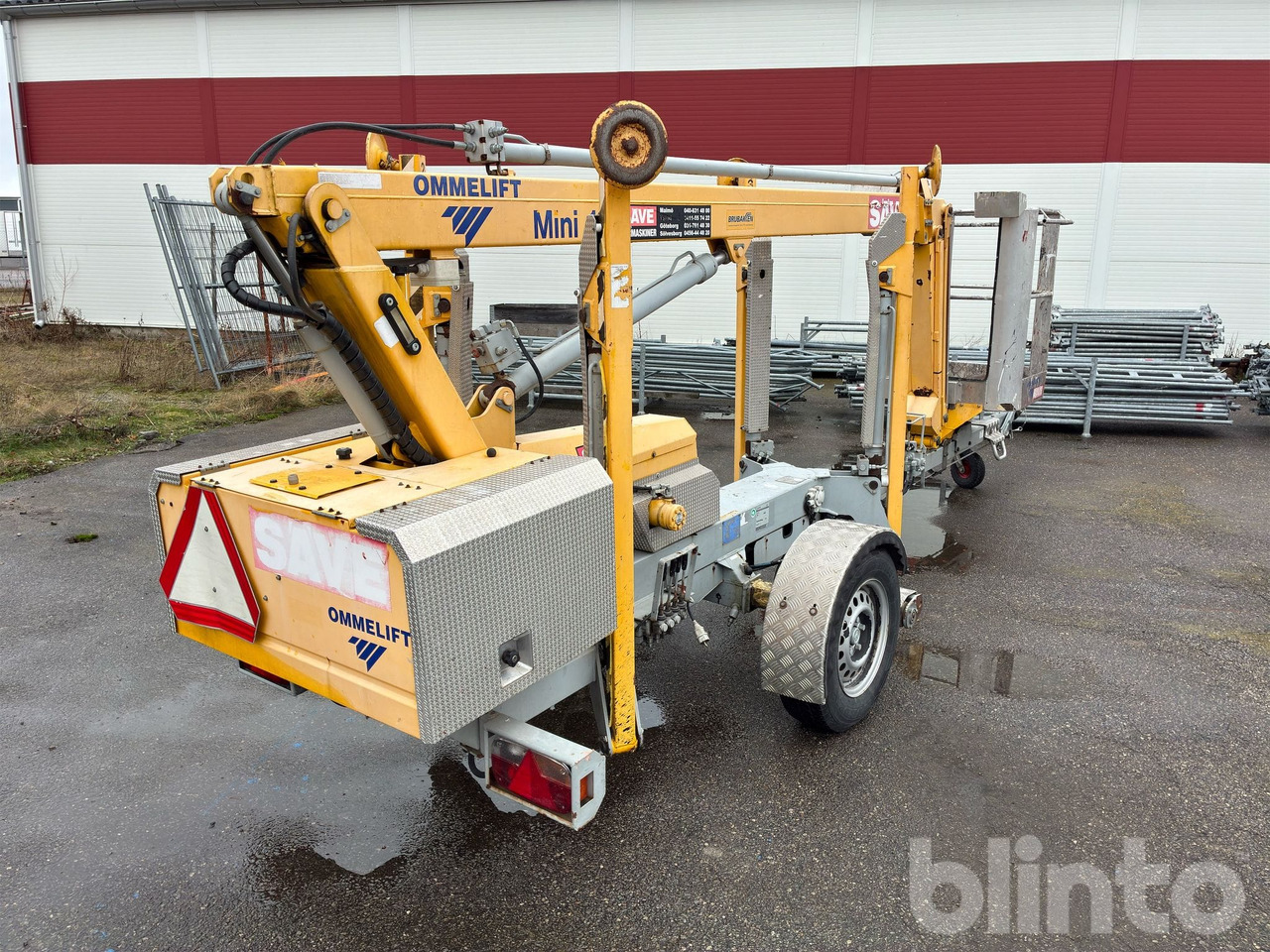 Ommelift Mini 12 EJ - Nacelle sur remorque: photos 5 Ommelift Mini 12 EJ - Nacelle sur remorque: photos 5