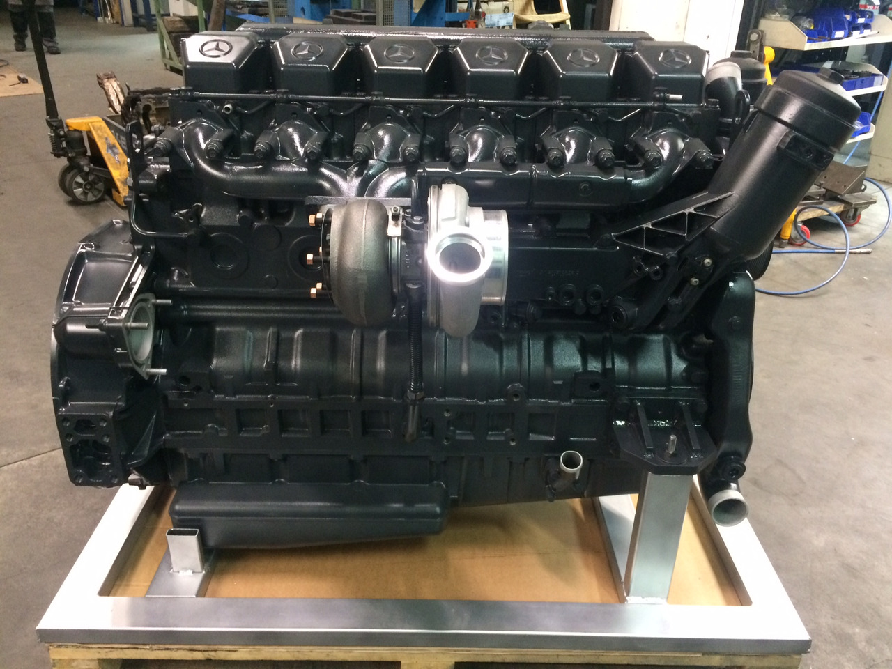 Moteur MOTORE MERCEDES OM457LA - VAR. 457.944 - EURO 3 - COMPLETO: photos 8