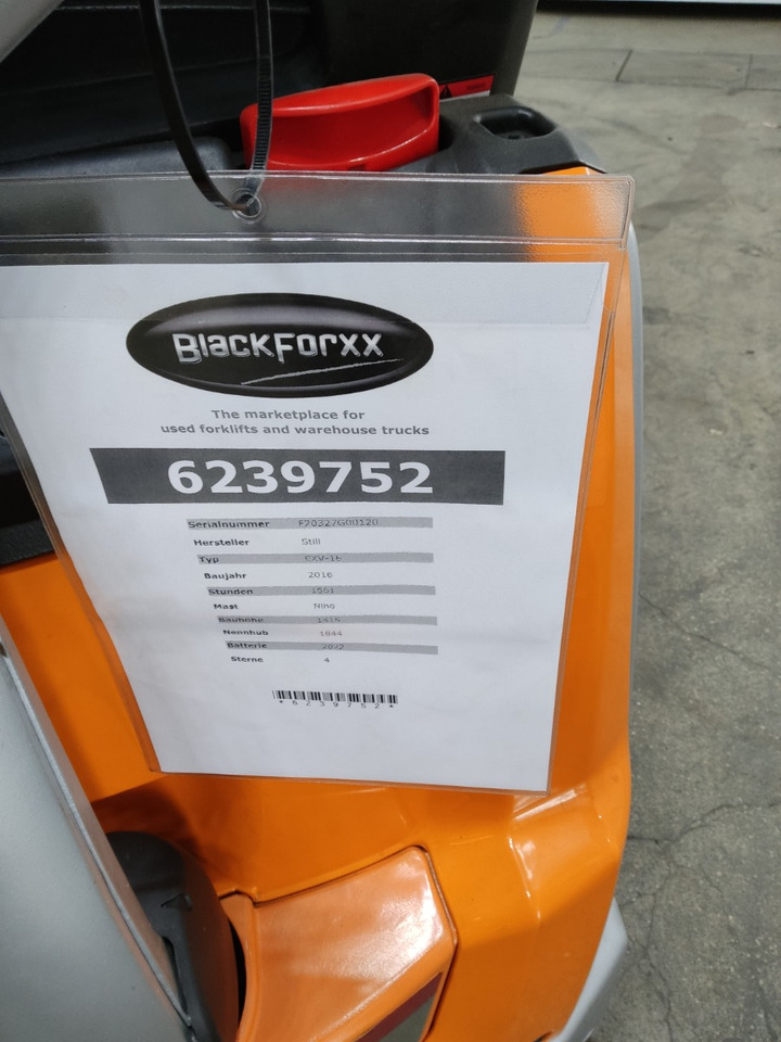 Still EXV16/BATT.NEU - Gerbeur: photos 5 Still EXV16/BATT.NEU - Gerbeur: photos 5