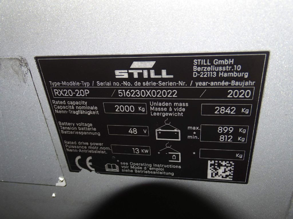 Still RX20-20P - Chariot élévateur électrique: photos 5 Still RX20-20P - Chariot élévateur électrique: photos 5