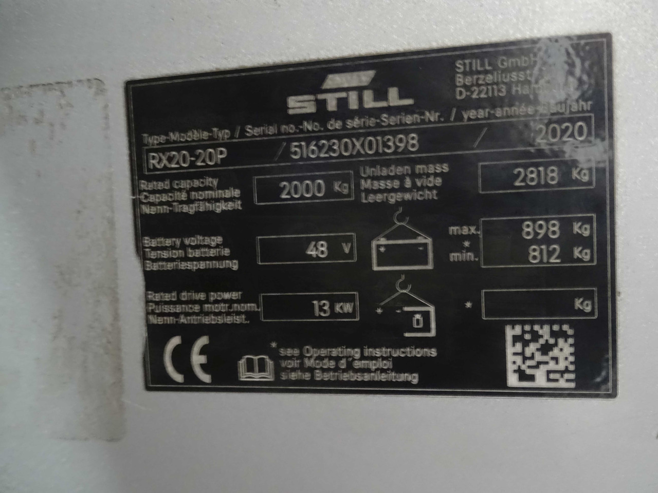 Still RX20-20P - Chariot élévateur électrique: photos 5 Still RX20-20P - Chariot élévateur électrique: photos 5