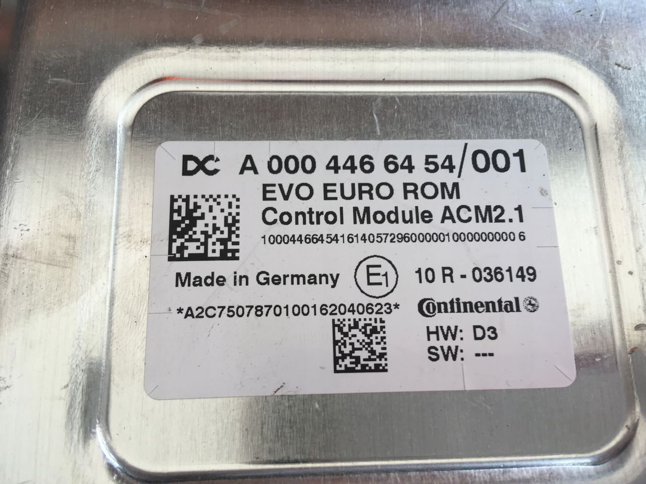 Mercedes Actro MP4 ACM 2.1 A0004466454 EVO Euro ROM - Bloc de gestion pour Camion: photos 5 Mercedes Actro MP4 ACM 2.1 A0004466454 EVO Euro ROM - Bloc de gestion pour Camion: photos 5
