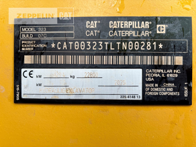 Cat 323-07C - Pelle sur chenille: photos 2 Cat 323-07C - Pelle sur chenille: photos 2