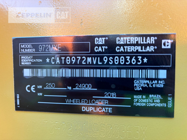 Cat 972MXE - Chargeuse sur pneus: photos 5 Cat 972MXE - Chargeuse sur pneus: photos 5