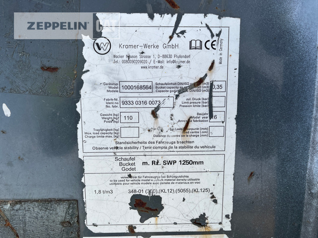 Chargeuse sur pneus Kramer 5035: photos 15