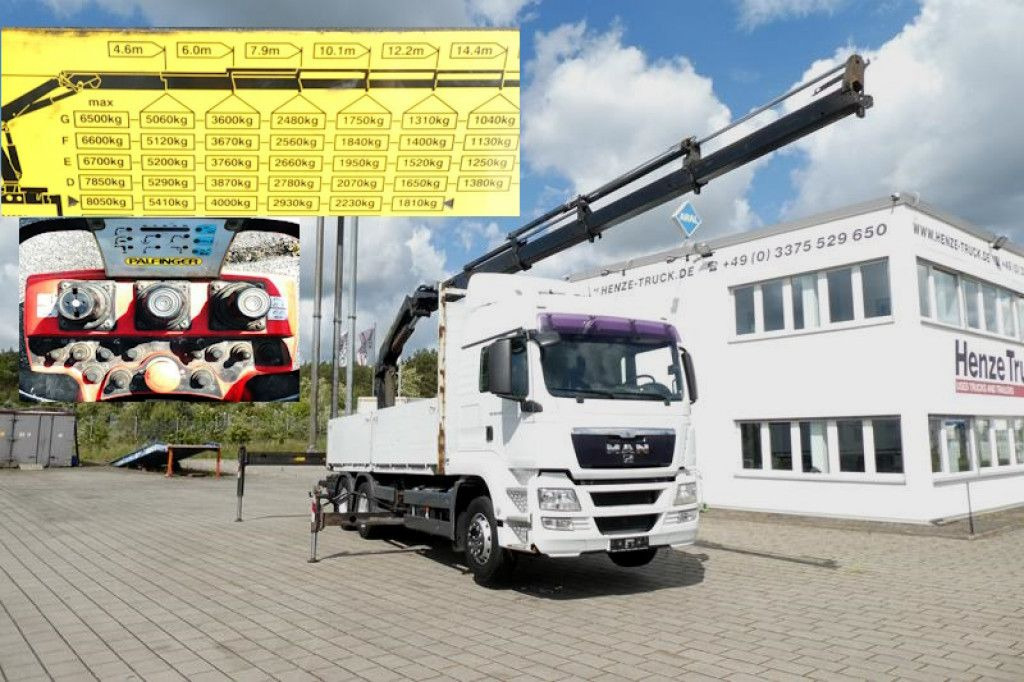 MAN TG-S 26.440 6x4 Pritsche Heckkran PK 27002+Funk - Camion grue: photos 2 MAN TG-S 26.440 6x4 Pritsche Heckkran PK 27002+Funk - Camion grue: photos 2