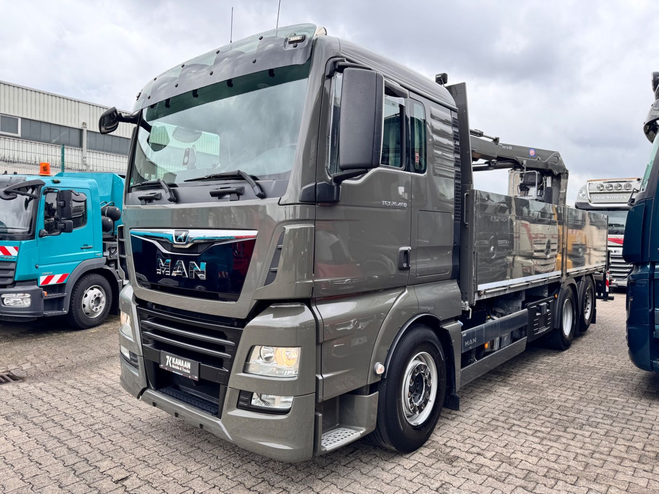 MAN 26.460 TGX Baustoffkran HMF 2110-L3 - Camion grue: photos 2 MAN 26.460 TGX Baustoffkran HMF 2110-L3 - Camion grue: photos 2