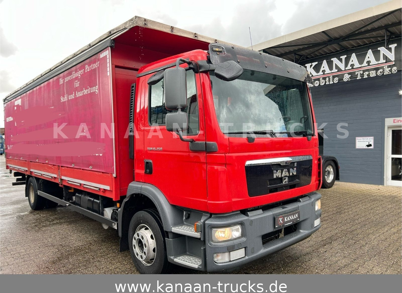 MAN TGM 15.250 Spezial Aufbau Langmaterial 7,5m - Camion à rideaux coulissants: photos 1 MAN TGM 15.250 Spezial Aufbau Langmaterial 7,5m - Camion à rideaux coulissants: photos 1