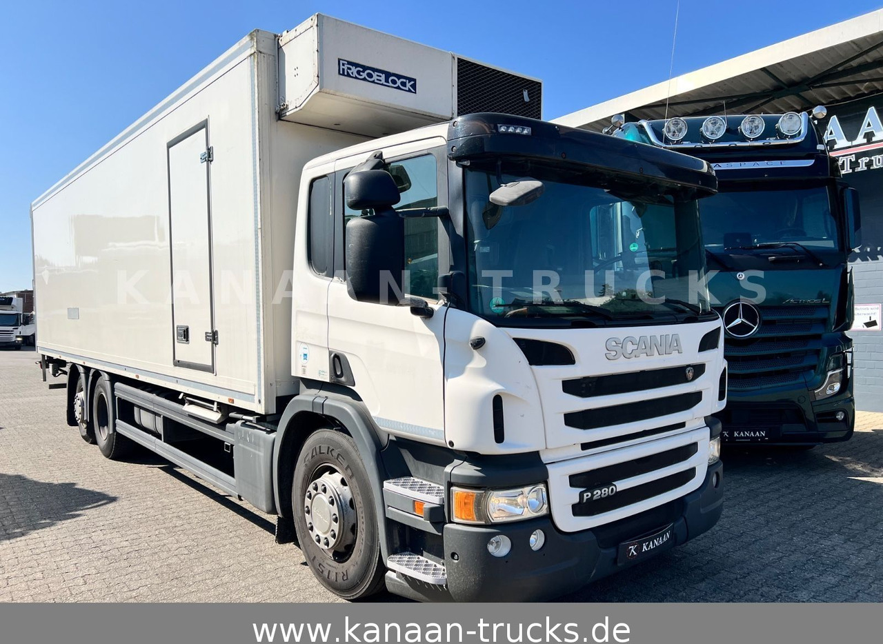 Scania P280 Kühlkoffer FRIGOBLOCK FK13 LBW E5 - Camion frigorifique: photos 1 Scania P280 Kühlkoffer FRIGOBLOCK FK13 LBW E5 - Camion frigorifique: photos 1